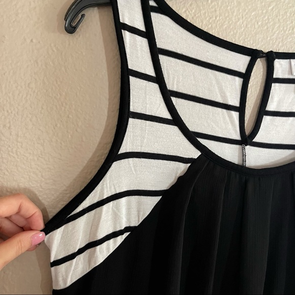 Motherhood Maternity Black and White Tank Top - Picture 8 of 13